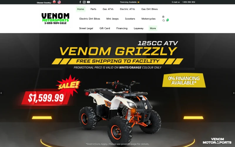 Venom Motor Sports Canada