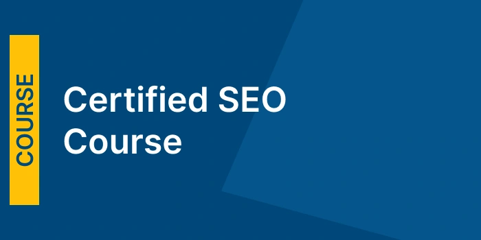 Certified SEO Course